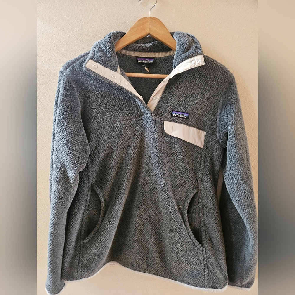Womens Patagonia Re-Tool Snap-t Fleece Pullover Size M